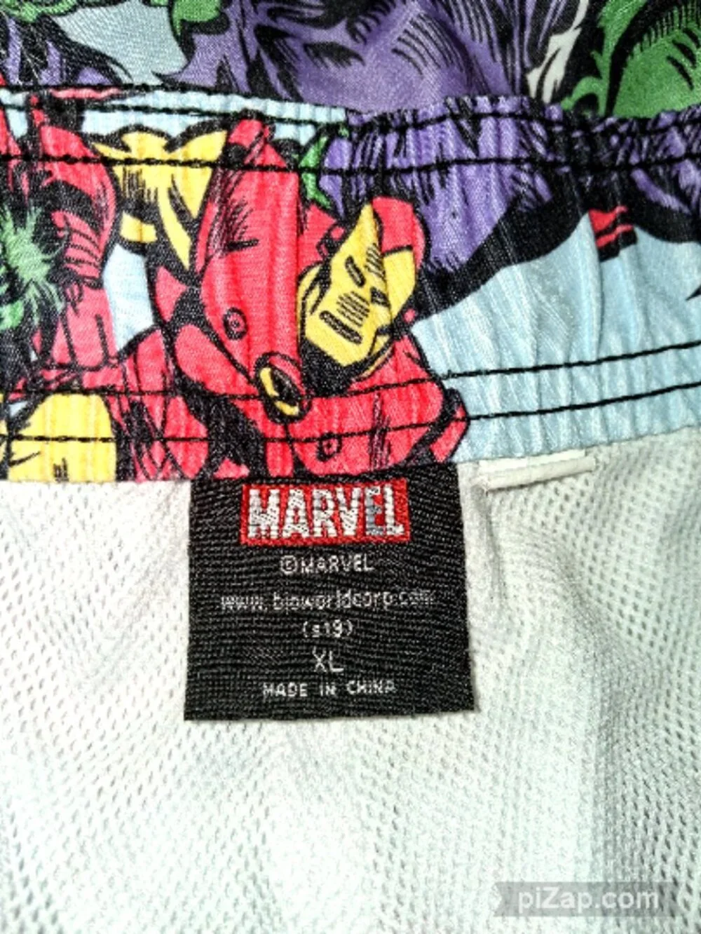 Marvel Comics Superhero Men's Swim Trunks Board Shorts Swimwear Adult XL